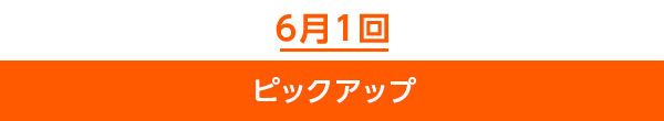 6月1回ピックアップ