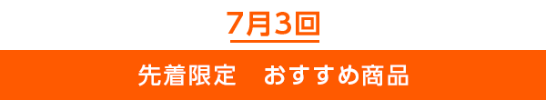 先着限定のご案内