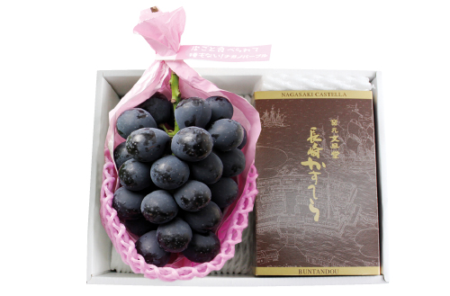 「いつまでもお元気で」ナガノパープル＆抹茶かすてら