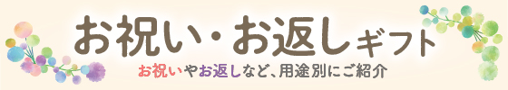 お祝い・お返しギフト